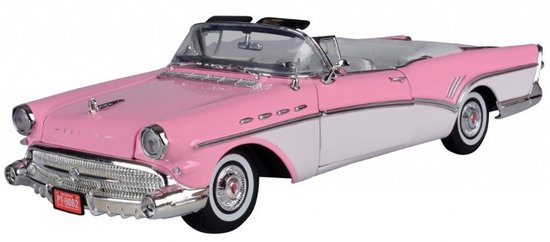 Buick Roadmaster Convertible, pink/white, 1957